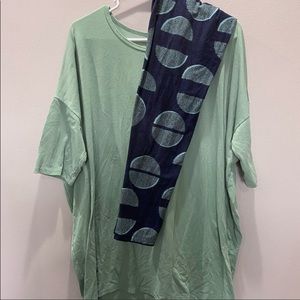 LulaRoe matching Irma and Leggings